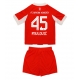 Bayern Munich Aleksandar Pavlovic #45 Replike Domaci Dres za djecu 2025-26 Kratak Rukav (+ Kratke hlače)
